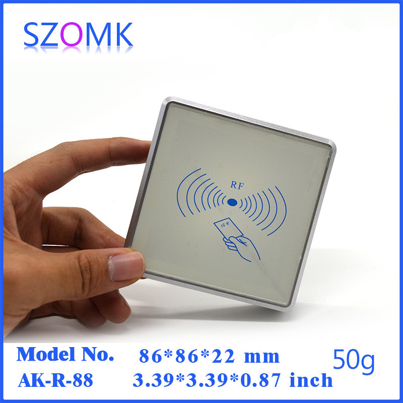 SZOMK R88 Access control card reader plastic housing ID card reader sensing shell meter housing 86 * 86 * 22