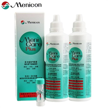 美尼康RGP硬性角膜塑形隐形眼镜多功能护理液250ml*2装日本进口dy