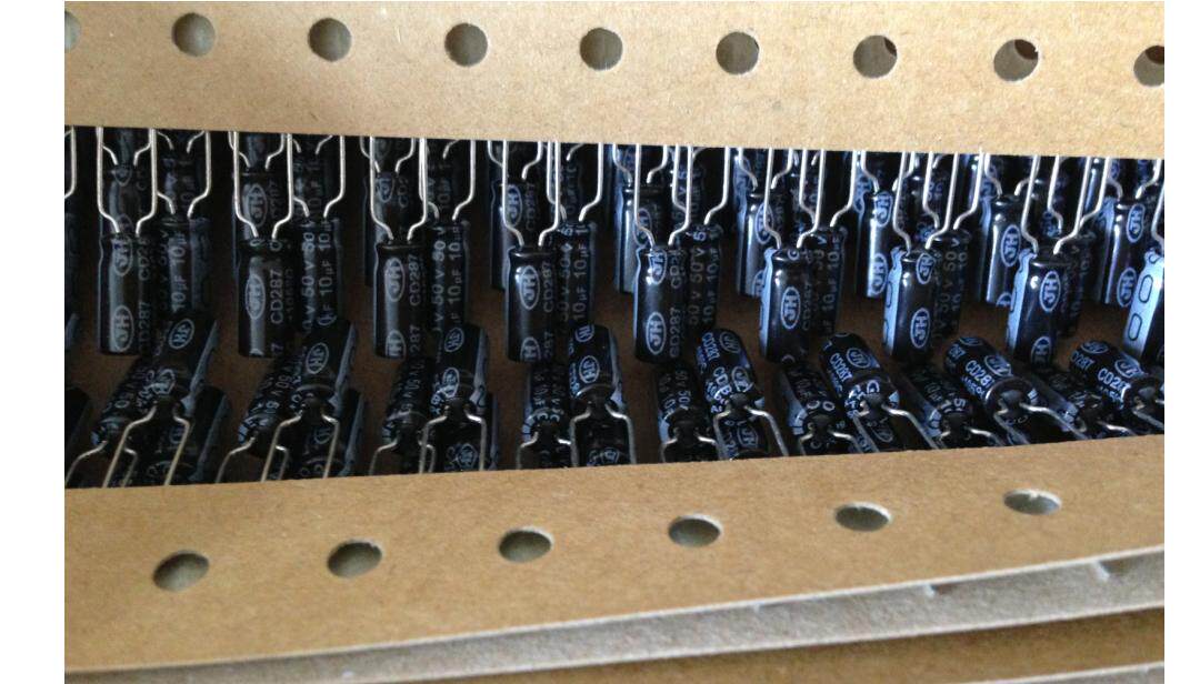 New Jianghai electrolytic capacitor CD287 50V10UF 5*11 spot supply