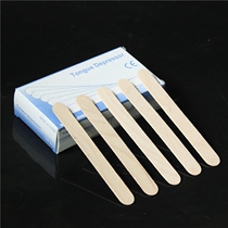 Disposable tongue depressor wooden tongue depressor beauty salon supplies wax stick for hair removal 100 small wooden sticks