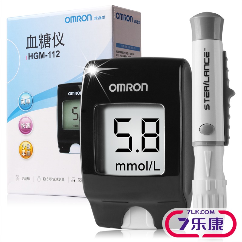 【触底价】欧姆龙家用血糖仪 HGM-112  全自动血糖测试仪血糖仪器