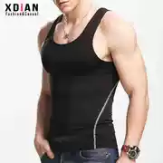 XDIAN / tiếp tục điểm nam mồ hôi vest thể thao vest thể thao nam bó sát vest nam mùa hè thủy triều