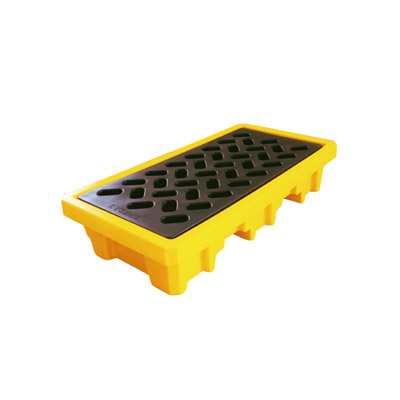 SYSBEL polyethylene leakage tray (two-barrel type) chemical sub-packing tray SPP102