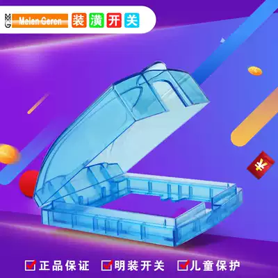Wall switch socket panel Type 86 universal kitchen bathroom blue transparent waterproof box splash box