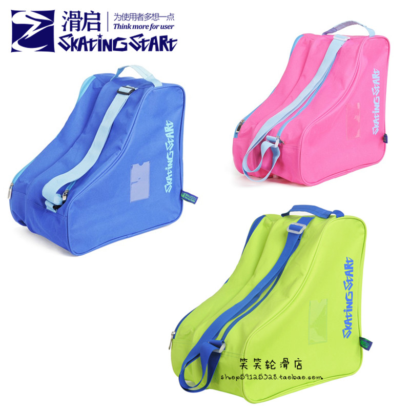 Slip-Inspired Single Shoulder Wheels Slip Pack Ice Skate Triangle Bag Men And Women Dry Skates Can Fit Full Suit Skates Bag-Taobao