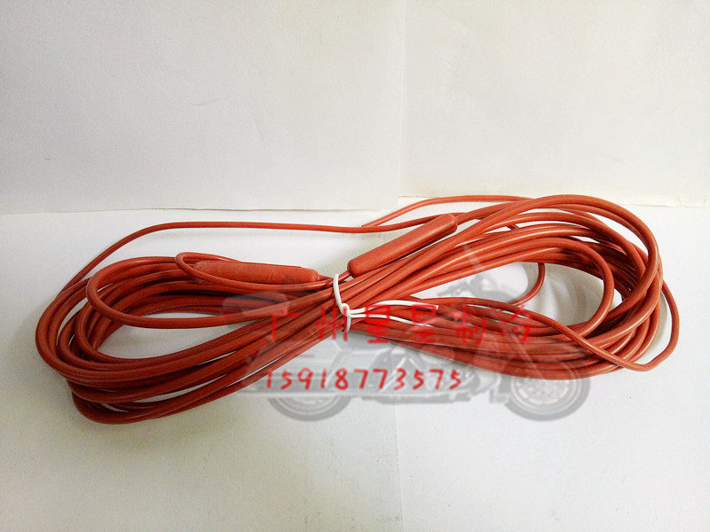 Cold blower drainage pipe Anti-ice-blocking heating line Refrigeration garage door side door frame Heating Wire Low Temperature Silicone Wire 220V