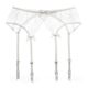 Sexy ren nơ garter cực cám dỗ đen retro siêu mỏng trong suốt kẹp garter clip nữ dây nịt bít tất ren gợi cảm Nịt Tất