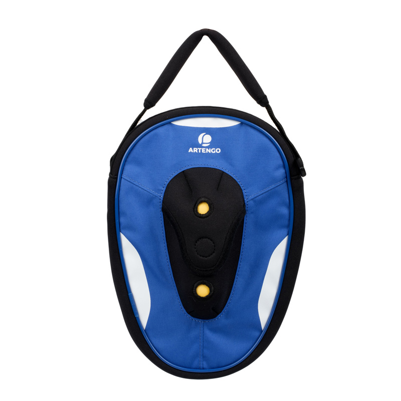 迪卡侬 乒乓球拍套 提带单肩乒乓球包 灰色蓝色 ARTENGO