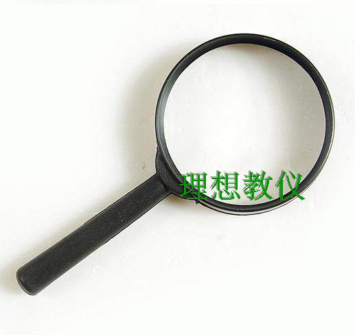 手持凸透镜 放大镜90mm直径 教学仪器 生物实验