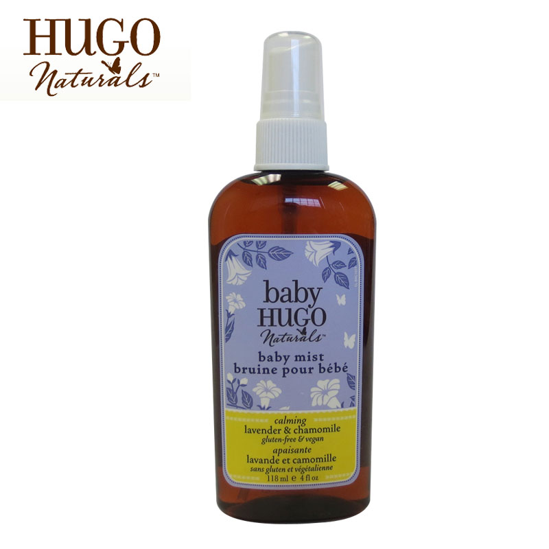 Hugo Naturals加拿大进口婴幼儿天然薰衣草洋甘菊喷雾抗菌杀毒