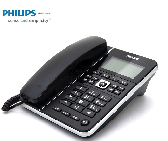 Philips Philips telephone CORD228 automatic cord receiving call and telegraph number one-touch dial 