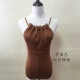 2018 mùa hè sexy treo vai tự tu luyện áo pull đan áo vest nữ dây kéo dây rút áo ngoài vai - Áo ba lỗ
