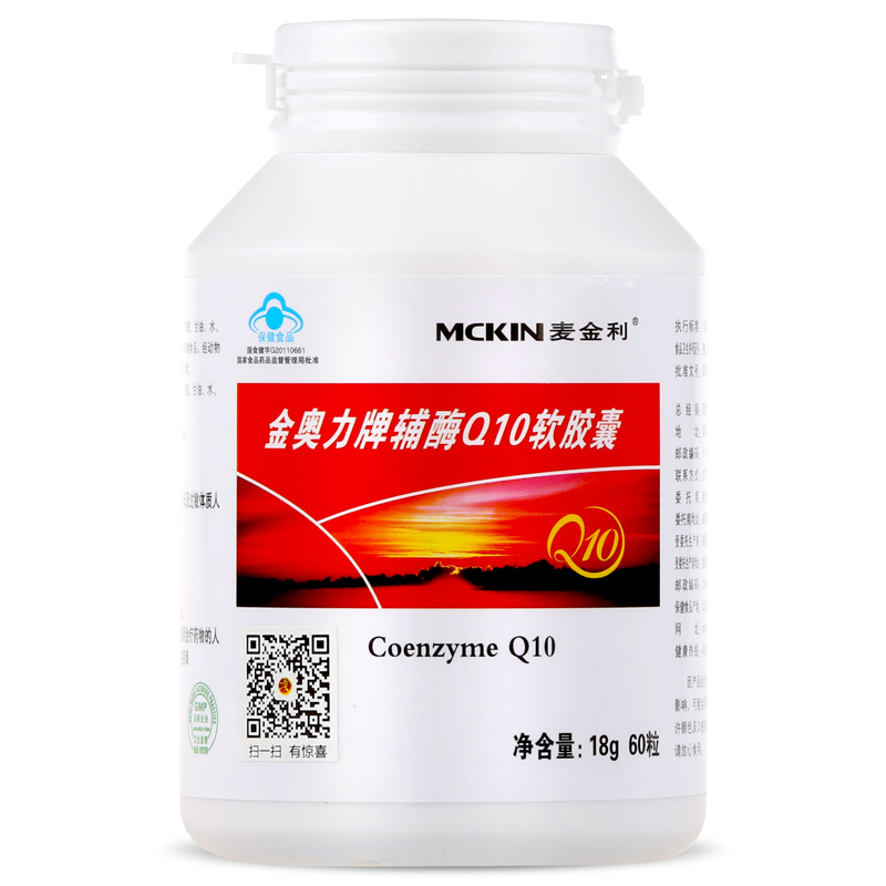 Mckin/麦金利 金奥力牌辅酶Q10软胶囊 0.3g/粒*60粒