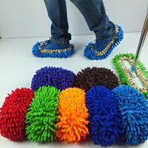 Chenille mop cloth cover lazy people clean wipe the floor drag shoe cover buy 5 pairs to send 1 matching mop Rod