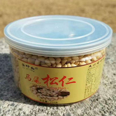 Bulk Daxing Anling wild ponytail original Taste of canned 250g tasty nut snacks with little pine nuts