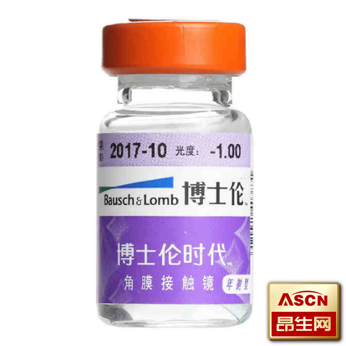 买2送盒 博士伦隐形眼镜时代年抛1片装 水润 TF