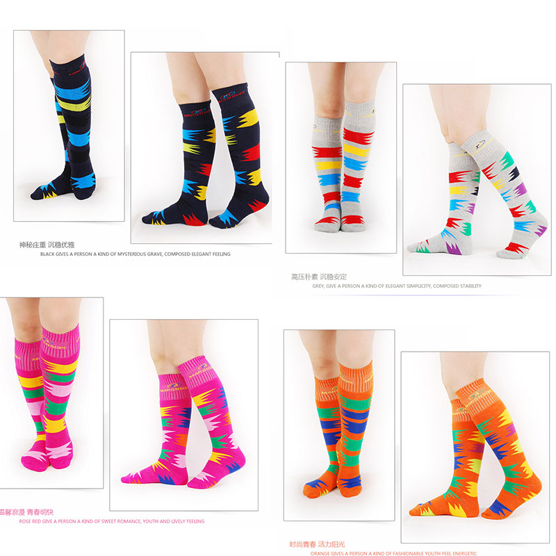 Outdoor children's ski socks warm stockings Men's and women's warm ski socks Middle-aged warm socks