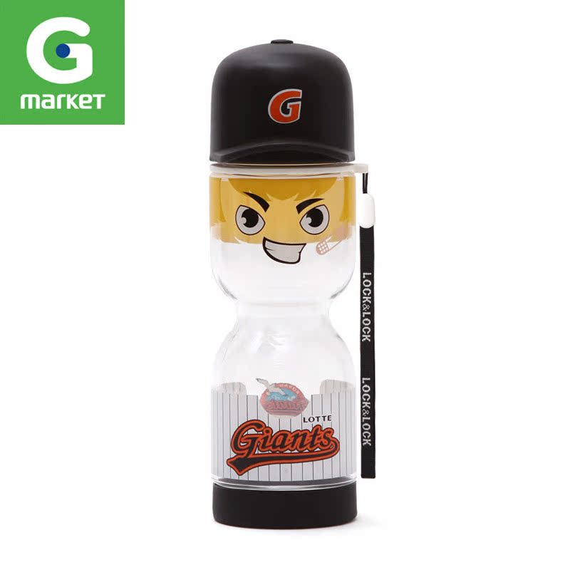 新品 韩国正品 [Lock&Lock乐扣乐扣]棒球系列水杯430ml 乐天巨人