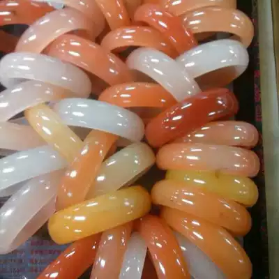 Xinjiang Gobi jade gold silk jade bracelet Boutique gold silk jade rough stone jade bracelet female