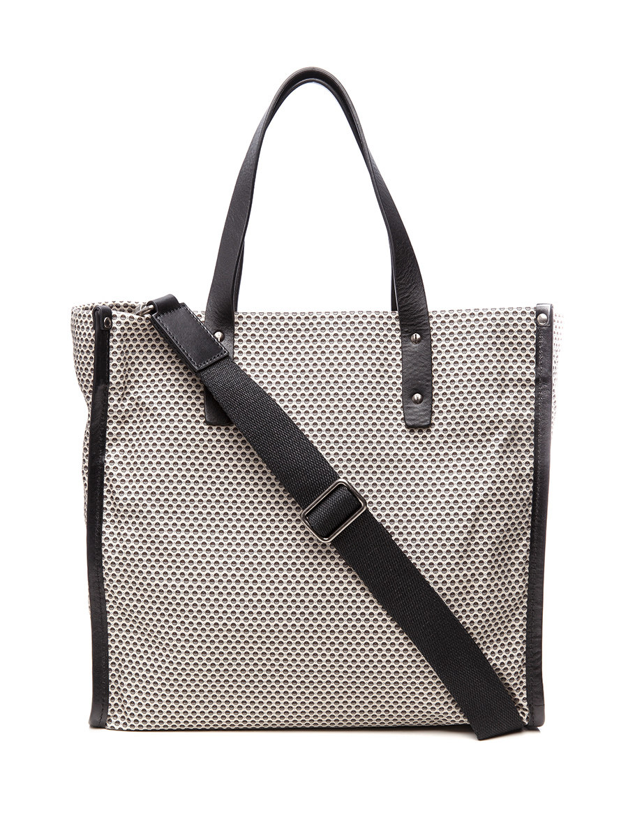 Dolce&Gabbana 米色圆点印花手提包