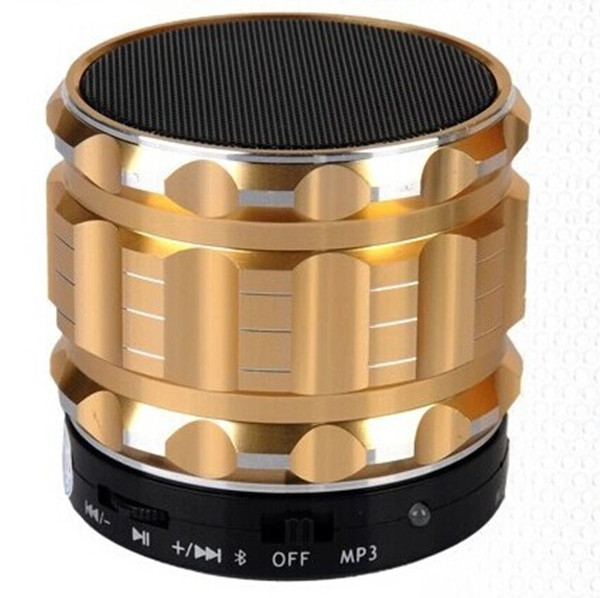 Wireless Bluetooth Plug-in Sound Box Flat Mini Portable Acoustics Low Sound Cannons Cards Radio Small Steel Cannons