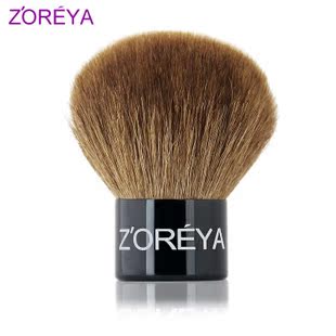 ZOREYA专业羊毛大号化妆刷短柄腮红刷粉底刷散粉刷蜜粉刷便携刷子