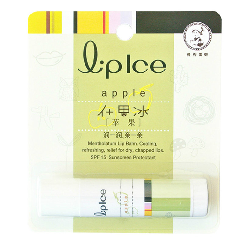 包邮曼秀雷敦什果冰润唇膏-苹果3.5g 护唇 冰凉保湿滋润男女补水