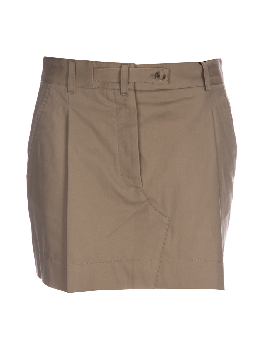 Dolce&Gabbana 卡其色襻带设计半身裙