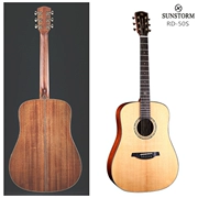 Sunstorm Solar Wind Western Stringed instrument Full Veneer Acoustic Guitar Red Thông Spruce RD-50S