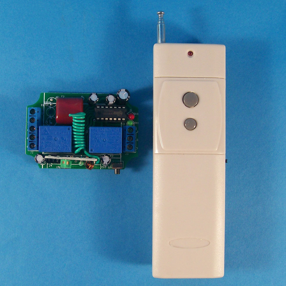 2-way AC220V wireless remote control switch output normally open and normally closed type with long-distance meter remote control