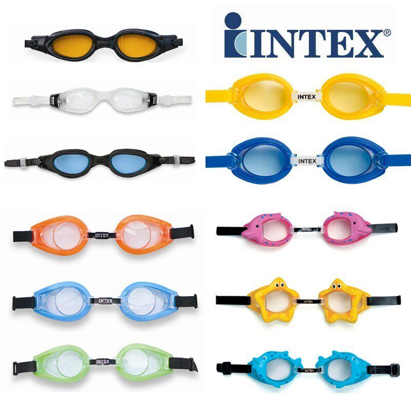 INTEX children swimming goggles waterproof anti-fog casual swimming goggles male and female adult children diving glasses Getting started