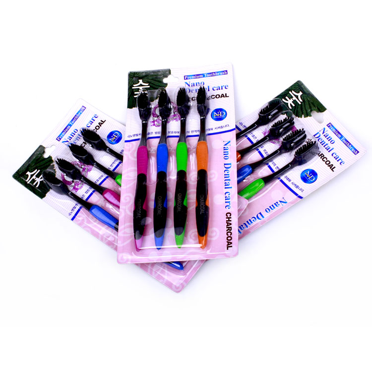 12 South Korea Bamboo Charcoal Silk Fine Soft Hair Toothbrush Teeth Clean Oral Care Clean Buy 2 Delivered Toothpaste