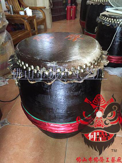 Super Value, Popular, Authentic Foshan Lion Dance, Dragon Boat, Drum, Buddhist Sound, High-Pitched Dance, Dragon and Lion Dance Instruments, Cowhide Performance Props