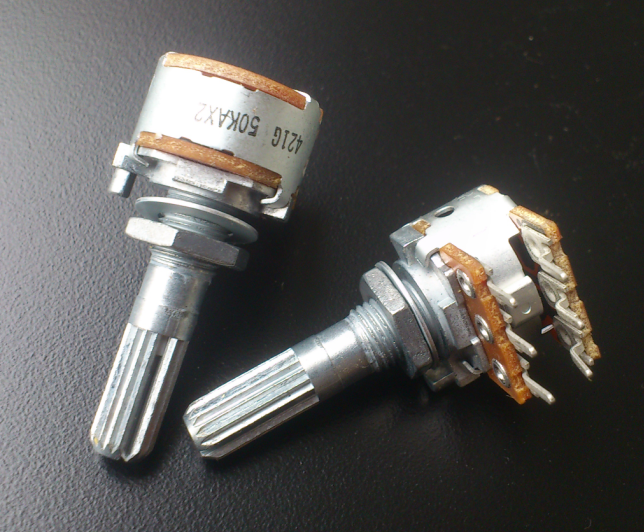 ALPS16 (Japanese original dress) Type 16 Double League potentiometers (fidelity) 50k