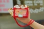Nhật Bản KINECAT túi xách hoạt hình dễ thương bò bông treo cổ nhân viên thẻ sinh viên bộ thẻ xe buýt dây đeo thẻ nike
