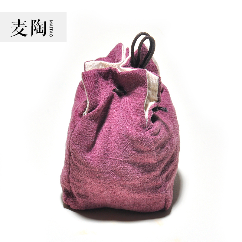 MaiTao portable tea receive a travel bag cloth teapot teacup receive package a pot of four cups of cotton rope thickening