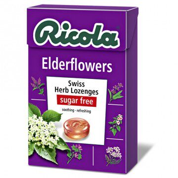 台湾官网直邮进口利口乐 接骨木花润喉糖(45g)