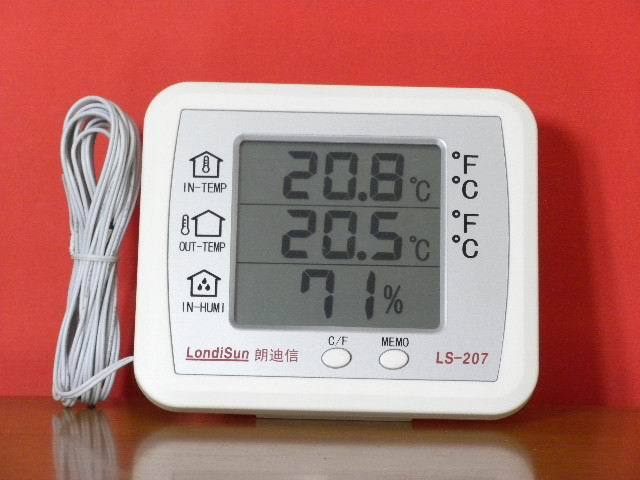 Special original Lang Dixin thermometer LS-207 electronic temperature and humidity meter indoor and outdoor thermometer hygrometer