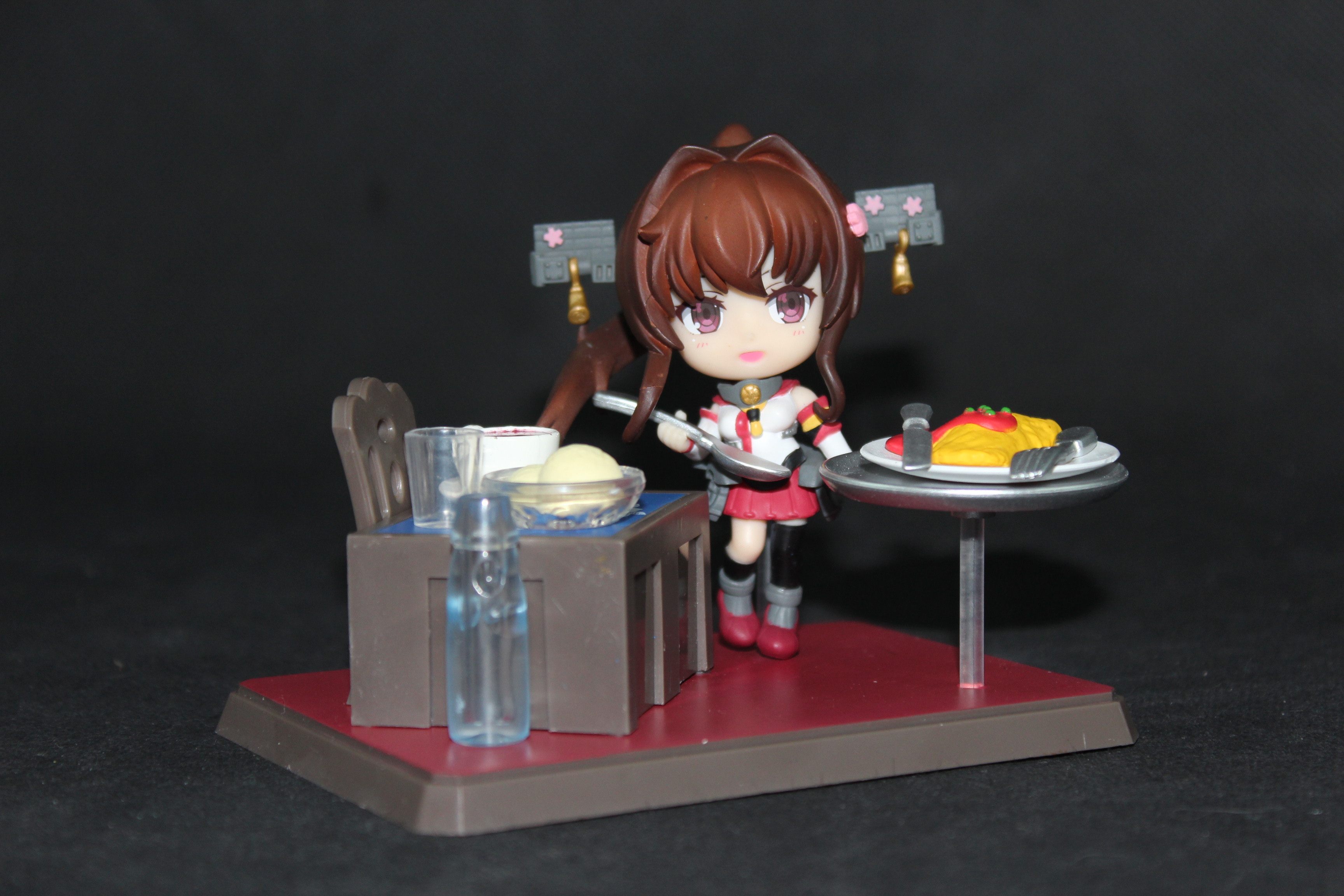 Genuine Bulk Glasses Factory Rewards Ship Niang Admiral Opens Dinner Q Version Yamato Scene Clay (Red)