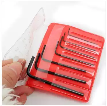 Taiwan Baogong 8PK-022 high-grade chrome vanadium steel mini precision Allen wrench (7 sets)