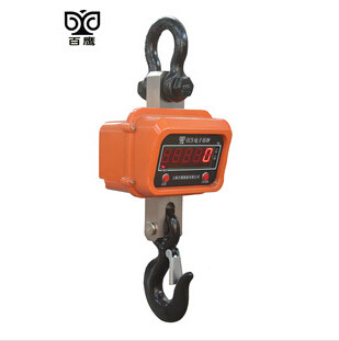 Shanghai Baiying brand 1T 2T3 tons direct view crane scale 5T10T infrared remote control electronic hook scale 20t driving scale