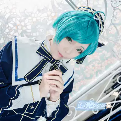 蛋壳家偶像梦幻祭流星队深海奏汰cosplay动漫假发了绿色cos假发