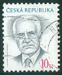 Czech Ordinary Stamps 2008 Klaus President 10K Letter of Sales