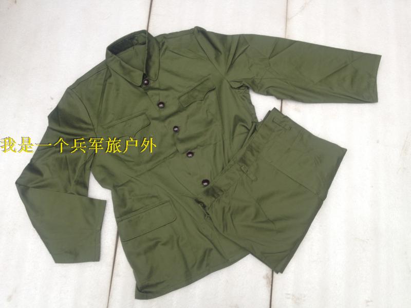 Inventory of old goods 78 type polyester card fabric green 65 type winter cover soldier cadre winter dress