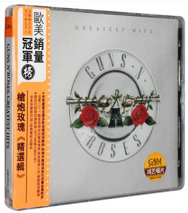 枪炮玫瑰精选辑CD再版Guns N Roses Greatest Hits