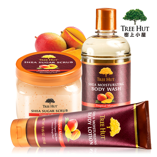 PayEasy 官网直邮Tree Hut树上小屋热带芒果香味3入组