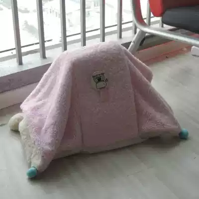 Cat litter kennel plush cat sleeping bag Pet cat bed small and medium-sized winter warm closed type exported to Japan original single