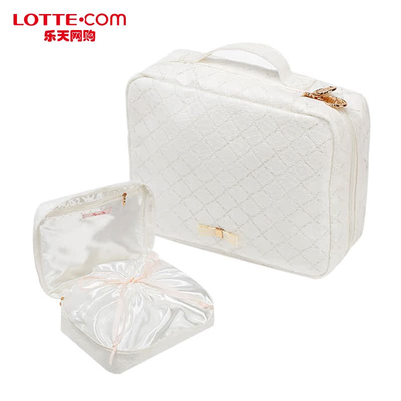 乐天网购BAGS IN BAG时尚休闲象牙色收纳整理包韩国正品直邮