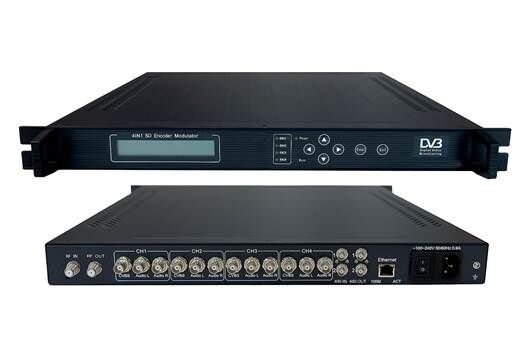 Standard - Definition Coding Module All HD Encoder Digital TV DVB - C Module 4 - way