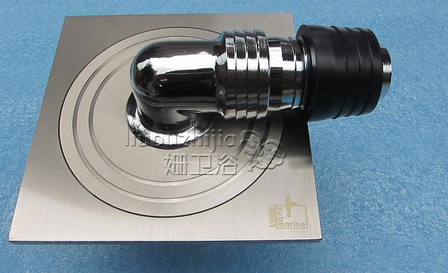 Submersible Totally Enclosed Deodorized Anti-Insect drawing Washing machine Floor Floor Thickened Panel Pure Copper Joint Balcony Drain Pipe